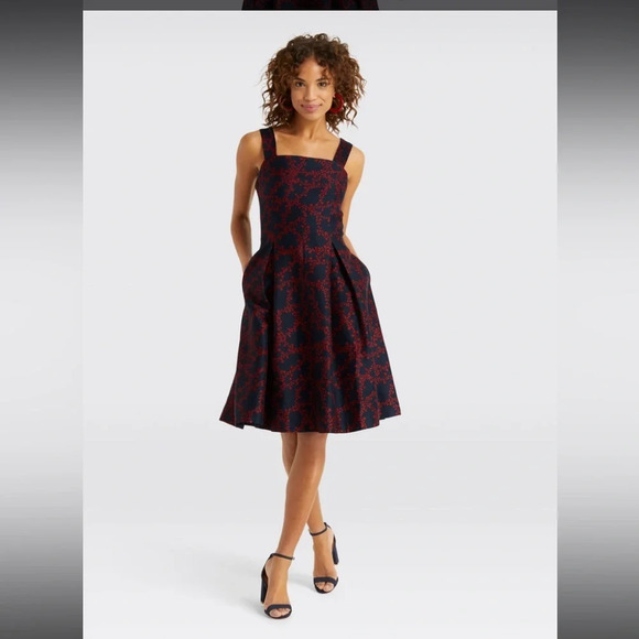 Draper James Collection Clover Vines Dress Sz 6 - Picture 1 of 11